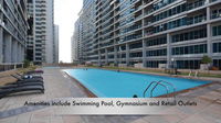 2 Bedroom with Living room Skycourt Dubai Land Accommodation Abudhabi