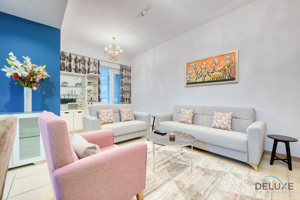 Delightful 1 Bedroom Apartment At Sulafa Tower, Dubai Marina By Deluxe Holiday Homes - thumb 0