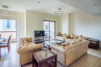 3-Bedroom Apartment with Full Sea View in JBR Accommodation Abudhabi